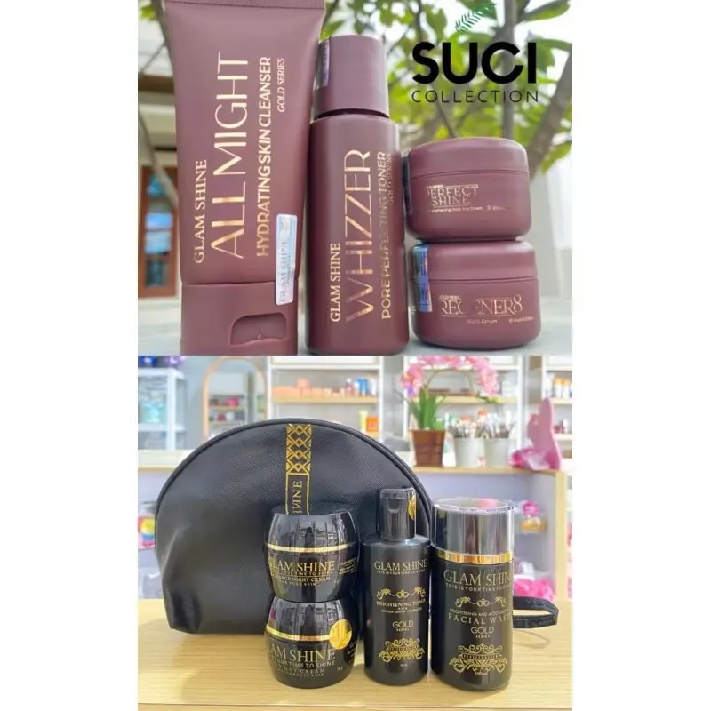 GLAMSHINE PAKET SKINCARE ( FREE POUCH )