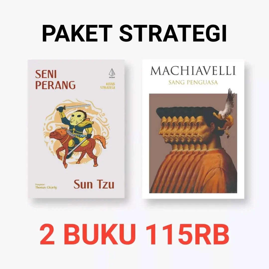 Paket Strategi The Art of War Sun Tzu Sang Penguasa Machiavelli