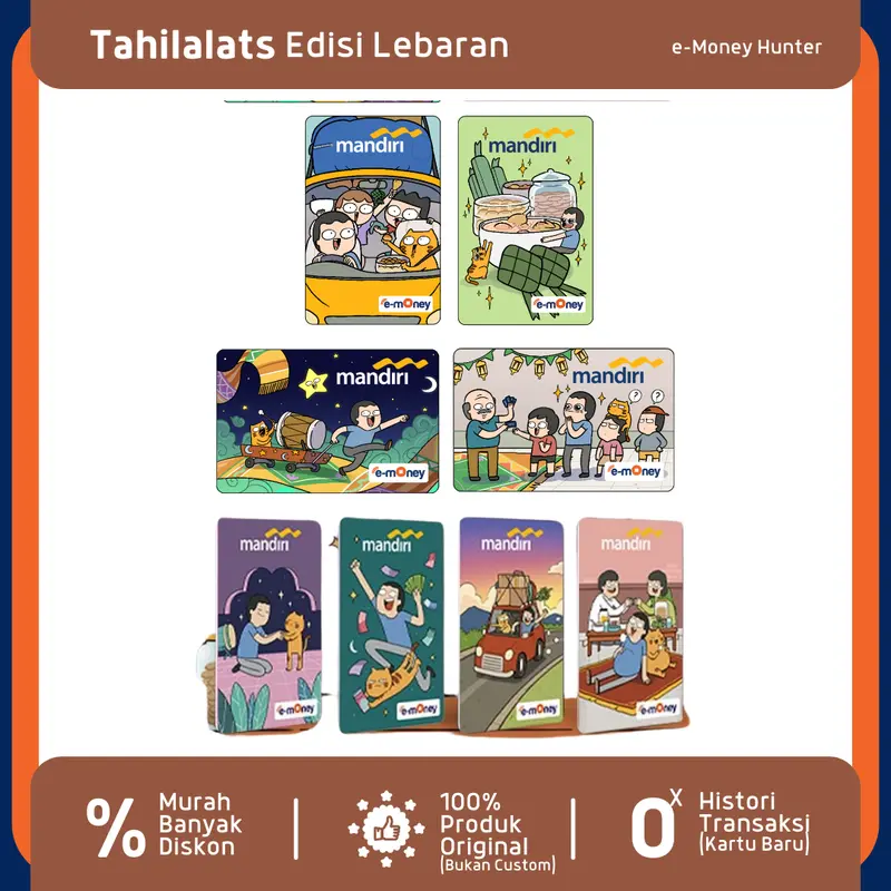 e-Money Tahilalats Edisi Ramadan Special Limited Edition eToll eMoney Mandiri NFC Kartu Uang Elektronik 0
