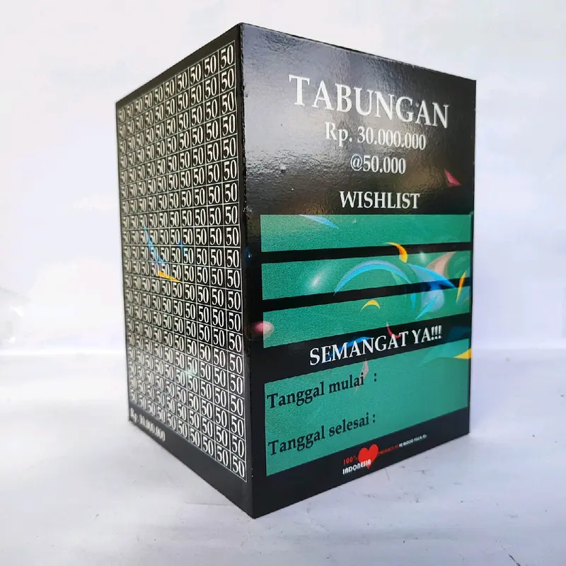 Celengan Jumbo Target 30Jt Unik Berangkas Uang dengan 2 Kunci Ganda 0