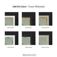 Gambar Double Linen untuk Frame Ornament/Minimalist - Black Gold, 20 x 25 cm / 8R dari bingkaicanvas Kota Depok 3 Tokopedia