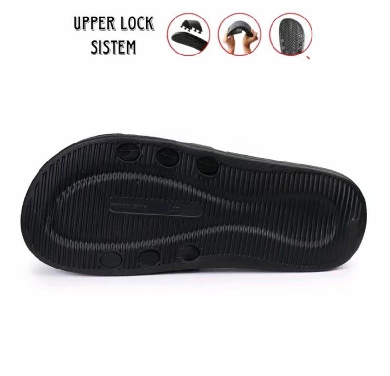 Sandal Slop Polos Pria Wanita Empuk Anti Slip Sandal Trendy High Quality Sendal Selop Casual Distro Original Lentur Ringan Tahan Air 4
