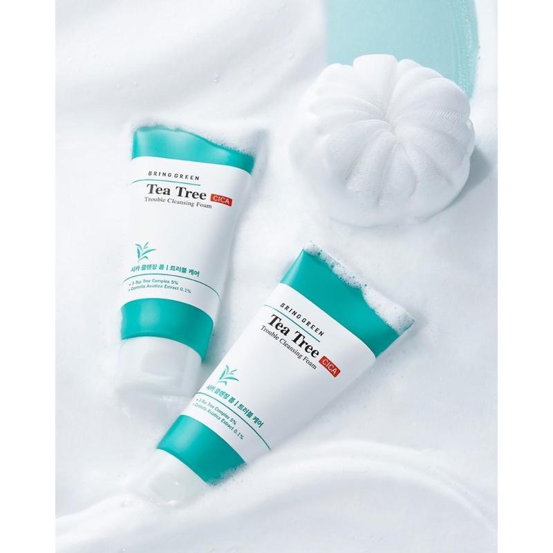 Sữa rửa mặt BRINGREEN 150ml tràm trà date tháng 12/2025 (HÀNG ĐÃ QUA KIỂM TRA TEST CHẤT)