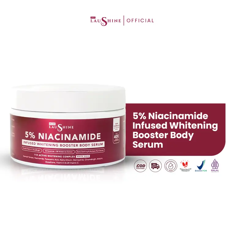 [Special Nabilla Ebel] - Laushine BodyCare - New Formula Extra Shooting - Body Serum - Mencerahkan Tubuh 0
