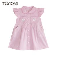 Gambar TORIO Pink Floral Dress - Baju Anak - Dress Anak Perempuan - 4-5 tahun dari Torio Kota Administrasi Jakarta Barat 1 Tokopedia
