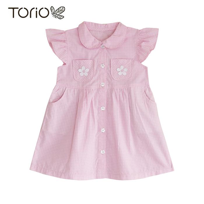 Gambar TORIO Pink Floral Dress - Baju Anak - Dress Anak Perempuan - 4-5 tahun dari Torio Kota Administrasi Jakarta Barat Tokopedia