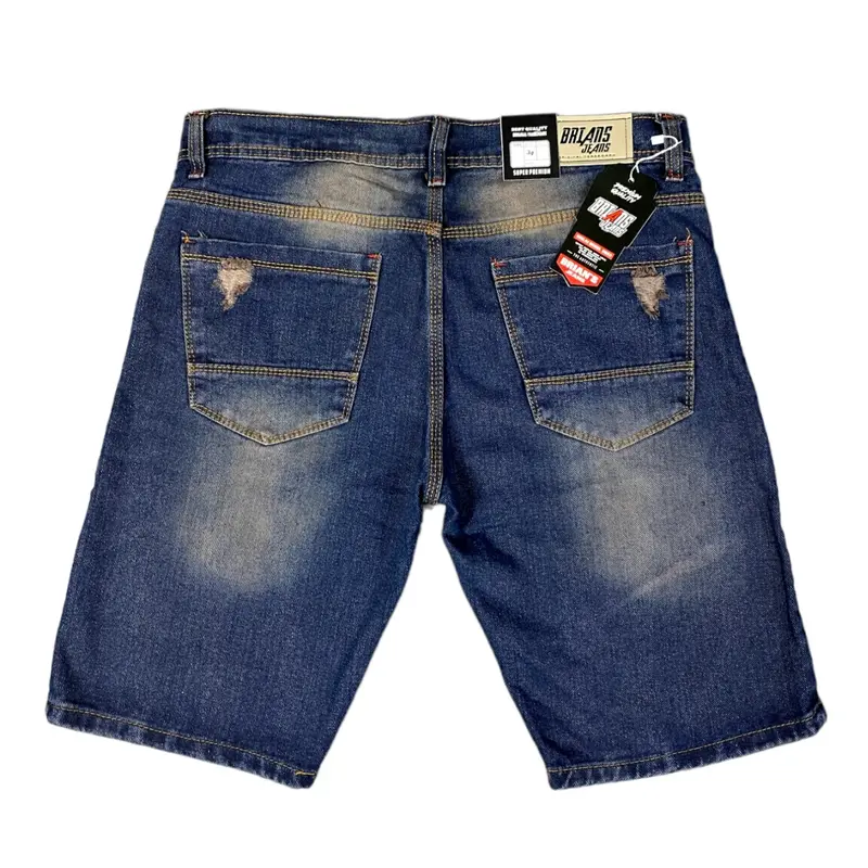Celana Sobek Pendek Pria 27-38 / Celana Pendek Pria / Celana Sobek / Celana Jeans Pria / Celana Ripped Panjang 50 cm Tebal Nyaman 4