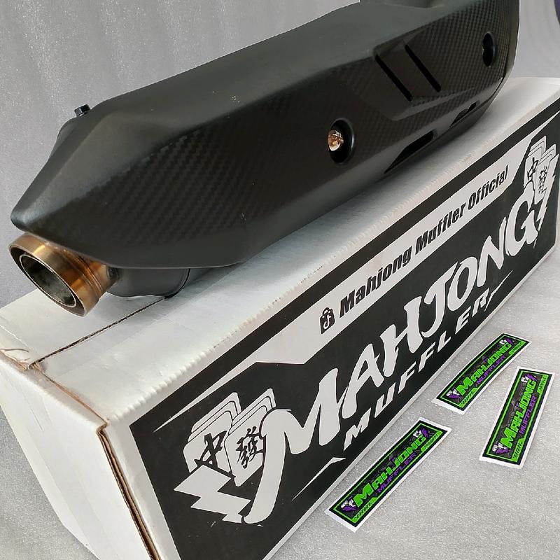 Knalpot SHIJIRO MAHJONG Muffler Saringan Setengah dan Bor Bor An Motor Beat Scoopy Vario Mio Nmax Aerox Pcx Dll - Kendaraan 7