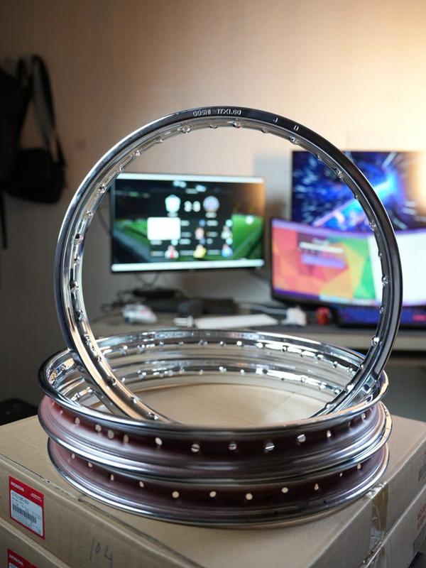 NIỀNG GOSHI CHÍNH HÃNG - GẮN ĐƯỢC MỌI DÒNG XE MÁY BẢN 17inch