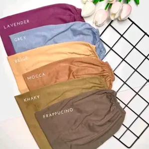 Ciput Kaos Dalaman Jilbab Hijab Wanita basic Hitam - kerudung, Turki, Instan, dalaman hijab wanita ciput Dewasa