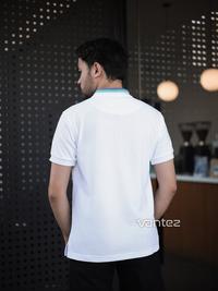Gambar Baju Polo Pria Vantez Lengan Pendek - Polo Shirt Kerah Casual Koko - putih, M dari vantez.id Kab. Bandung 5 Tokopedia