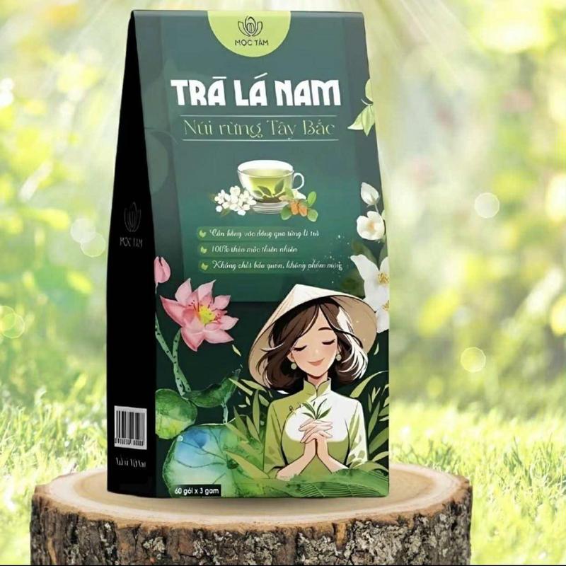 Hộp túi trà lá nam kết hợp lá sen ,lá ổi ,chè vằng , phan tả diệp ,hoa nhài ,cỏ…
