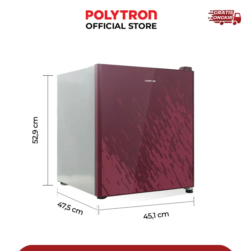 POLYTRON Kulkas Mini 50 liter PRH 51X 1