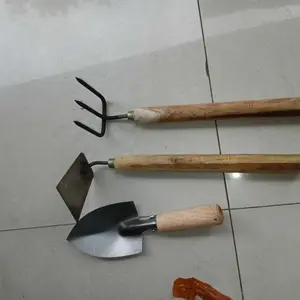 Hemat paket 3pcs berkebun garuk sampah cangkul mini dan sekop taman mini