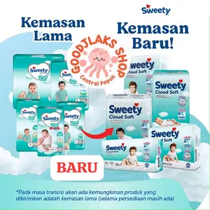 Sweety silver pants S66 M60 L54 XL42 XXL32 Popok Bayi Balita Diapers Cowok Cewek