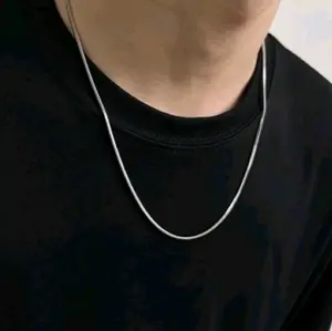 Kalung Belut bulat halus mengkilap uk.60 cm dan uk.45 cm