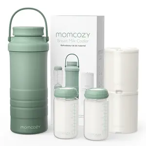Momcozy Pendingin ASI Portabel 22oz untuk Luar Ruangan, Teknologi Tabung Pendingin 360°, Kapasitas Besar 2 pcs Botol Bayi, Perlengkapan Menyusui Aman BPA Free - Bottle