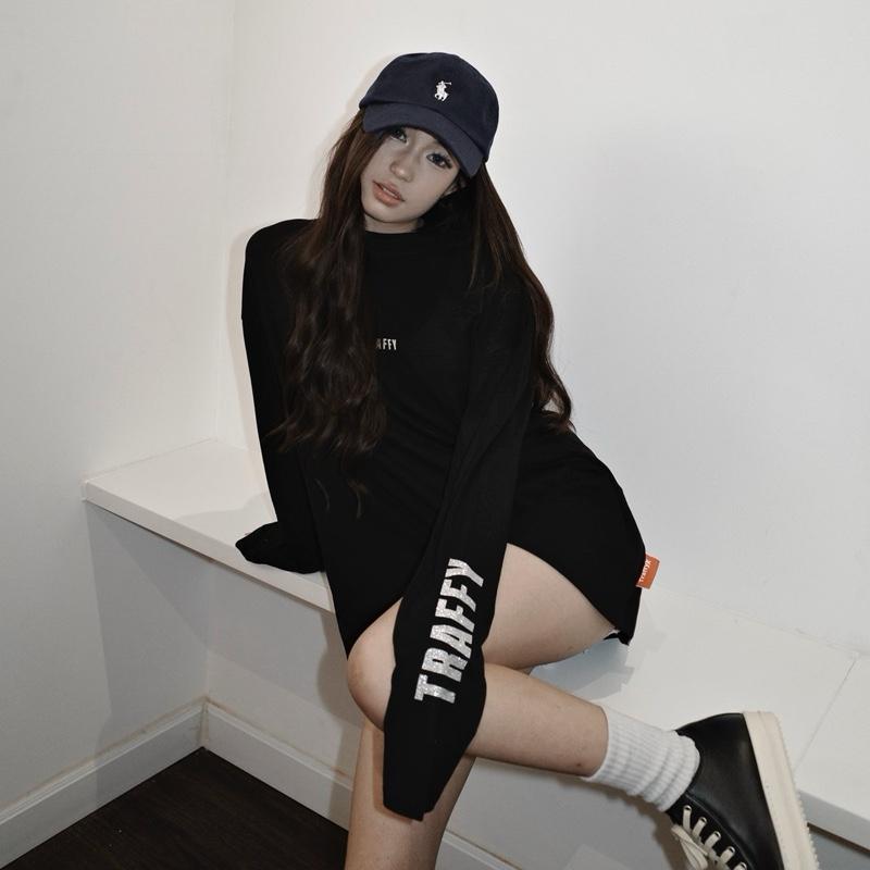  Áo Thun Tay Dài Cotton Thun Lụa Lạnh TRAFFY The BLING BLING Stargirl  Starboy Form Regular Unisex 