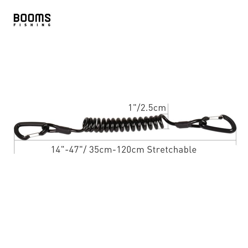 Product Introduction of Booms Fishing VTC Vehicle Rod Holder Transport Coiled Cord Rod Holders Elastic Lanyard for Fishing Tackle Boxes Tool Accessories 16