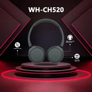 Flash Sale Original Headphone WH CH520 Wireless On-Ear Bluetooth Headset Active Noise Cancelling For Android IOS 360 Reality Audio Dsee Digital Sound Enhancement Engine Pernah Dipakai Up to 50 Hours Battery Life COD Headphone Headset