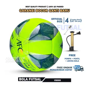 BOLA FUTSAL Size 4 Vantaggio 5000 Hijau | 100% Real Pict | Futsal Ball | Indoor | Outdoor | Paket Pompa Pentil Jaring