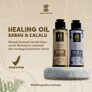 Hegar Natural - Healing Oil Sabah & Kalalu Minyak Rempah Herbal Balur untuk Merawat Kesehatan