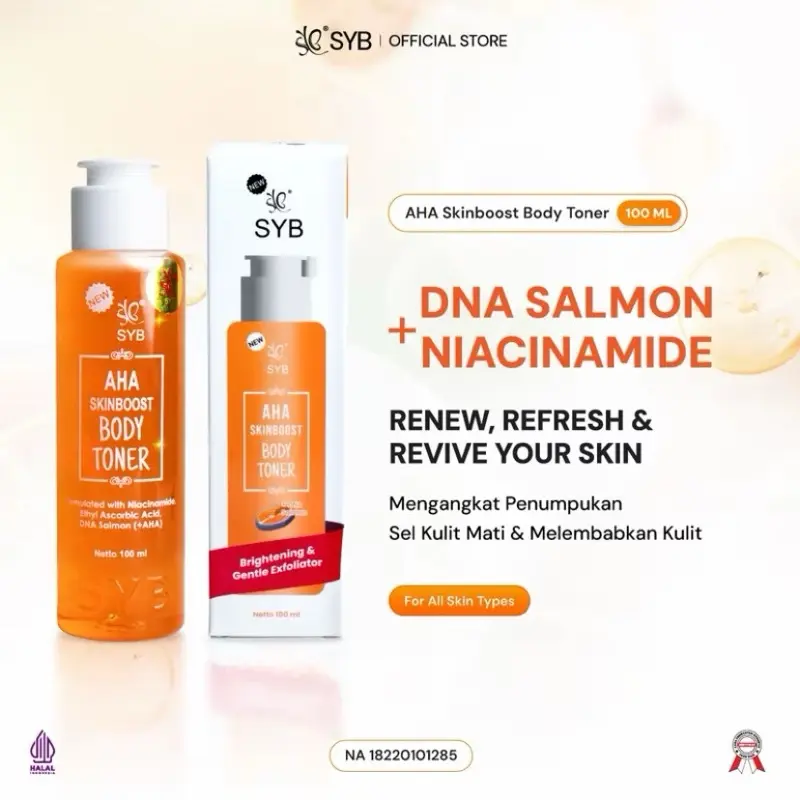 SYB AHA skinboost toner ( toner badan )) 3