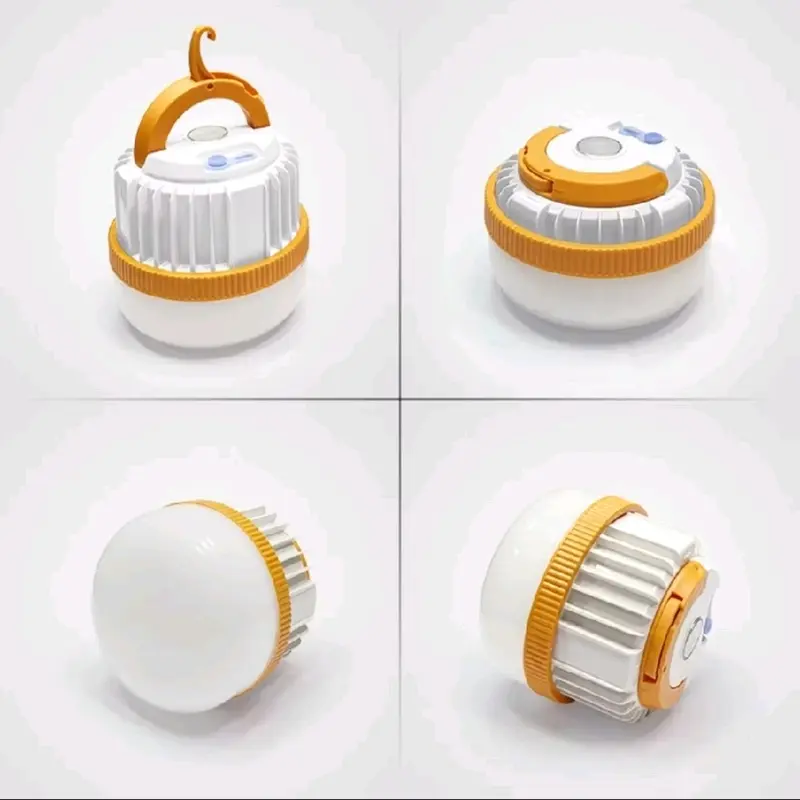 Lampu emergency maxpower 300 watt dan 400 watt 3 mode cahaya charger tipe C tahan hingga 6-8 jam Camping Gantung 8