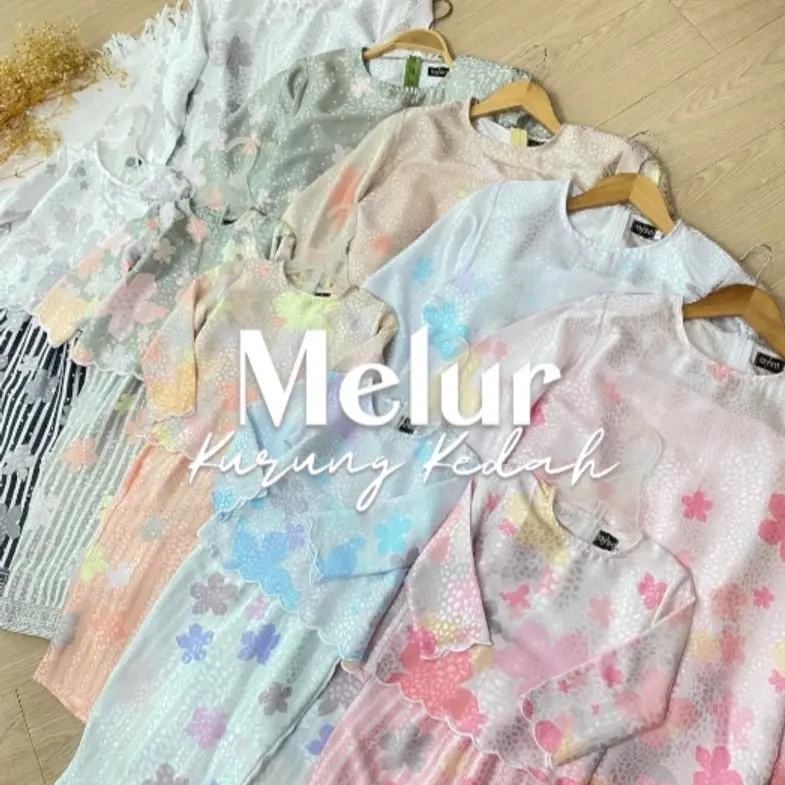 MOM MELUR KURUNG KEDAH JACQUARD SILK BY LAYSA RTW modern