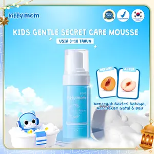 Kitty Mom Teens | Gentle Secret Care Mousse | Perawatan Lembut Untuk Area Lipatan Anak-anak & Remaja Membantu Mengurangi Gatal & Bau Aman untuk Kulit Sensitif | Perawatan Kulit Area Lipatan Anak-anak & Remaja