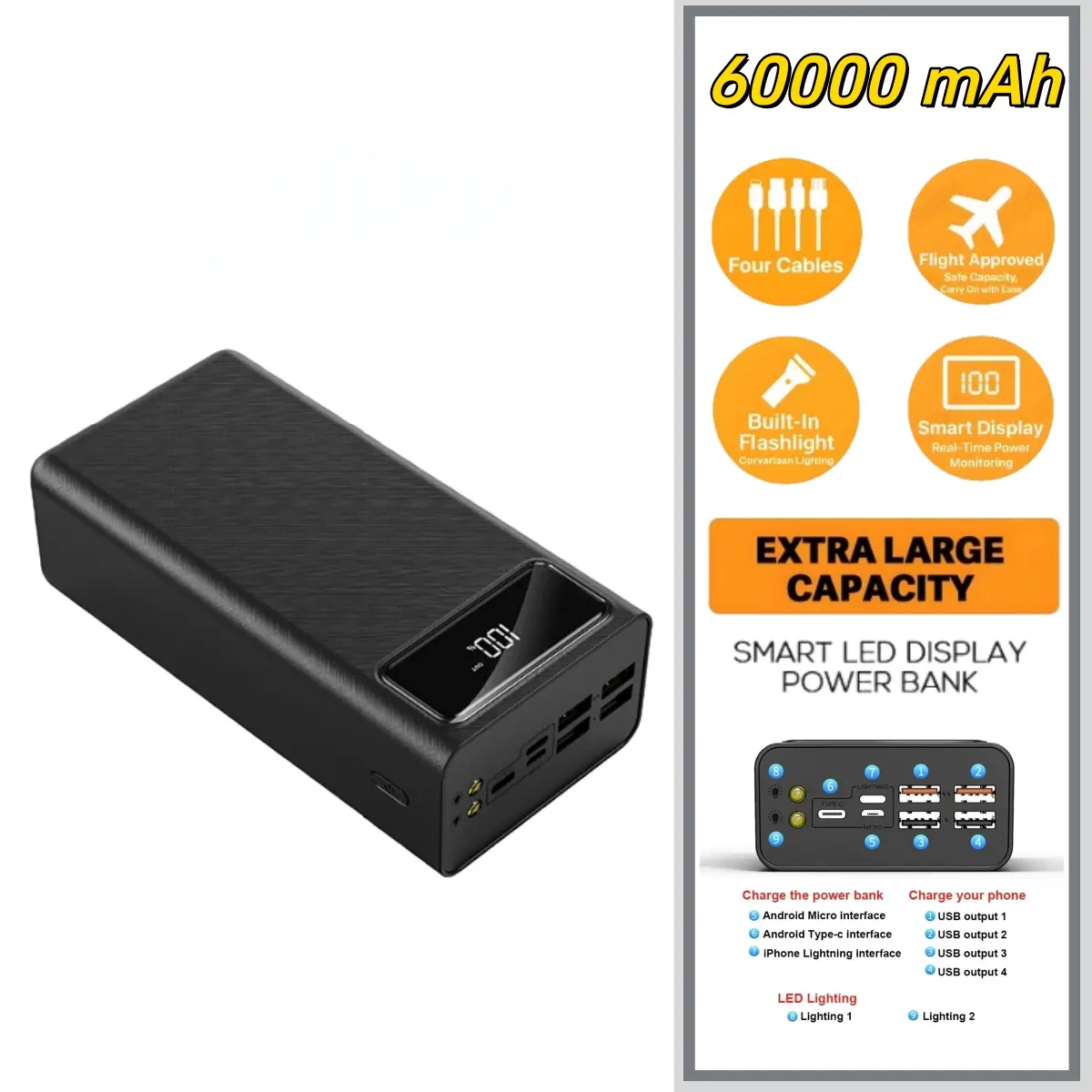 Hitam-60000MAH