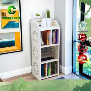 CozyCraft - Rak Buku Dekoratif Vintage Rak Susun Modern Penyimpanan Buku Patung Action Figure Sepatu Vas Album Foto Bingkai Foto Pajangan Rak Untuk Barang Dekorasi Rumah Apartmen Kontrakan & Kos Ruang Tamu Kamar Tidur Dapur Cafe Perpustakaan