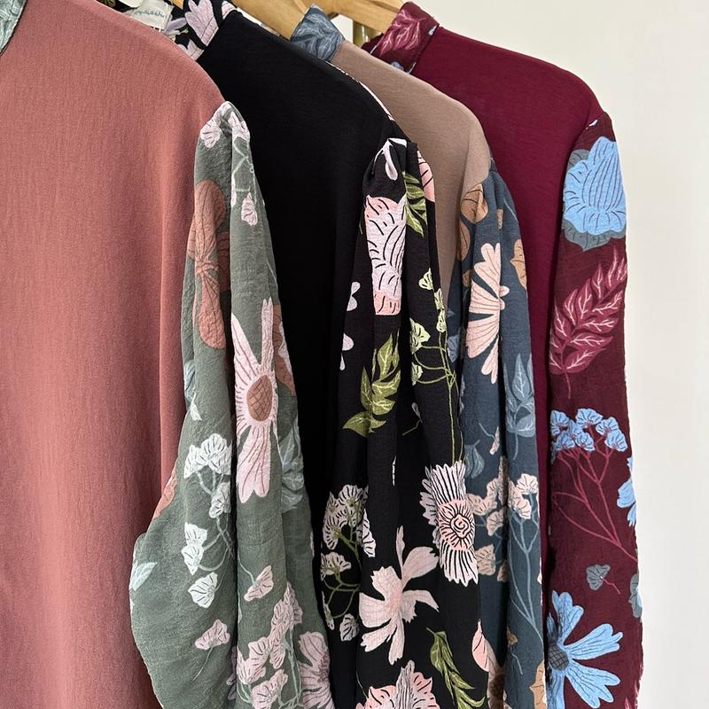 GALERYSISCHA Abrina Dress Gamis Wanita || Jenna Crinkle Lembut Nyaman Oversize Simple 4