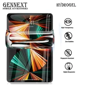 Gennext Hydrogel Clear Tab For Samsung Galaxy Tablet Tab S6 S6lite S7 S7plus S7fe S8 S8plus S8ultra S9 S9fe S9plus S9feplus S10 S10Lite S10plus S10FE S10FEPLUS Lite Fe Plus Feplus + Ultra Anti Gores Jelly Full Screen Protector Antigores Protection