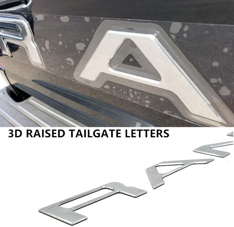 Product Introduction of ABS Plastic 3D Rear Trunk Tailgate Insert Letters For Ford Ranger T6 T7 T8 2012-2019 Emblem Decal Sticker Nameplate Letter Car Accessories 7
