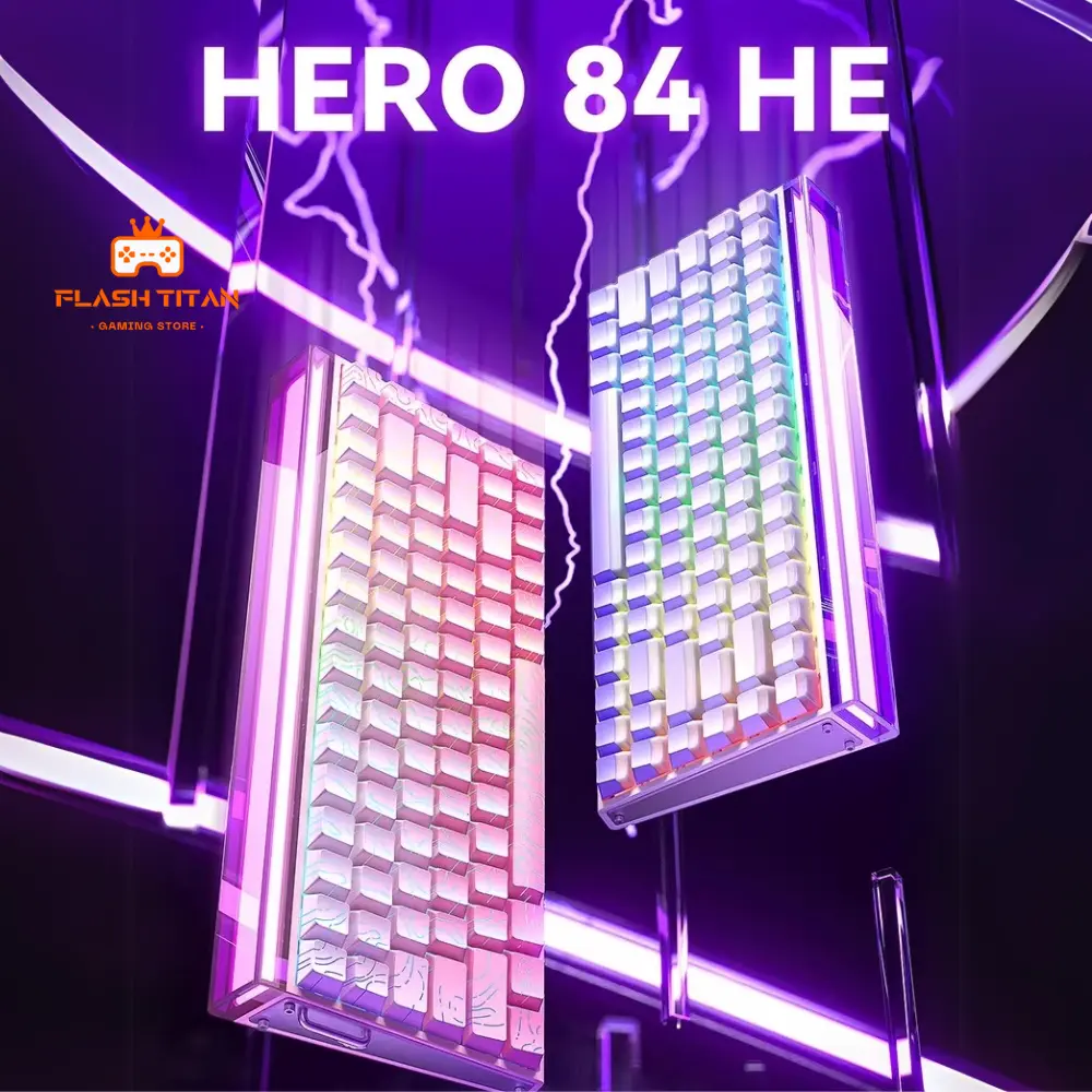 Bàn Phím Cơ Gaming Aula Hero 84 HE - Rapid Trigger - Switch Nam Châm 8k Polling Rate - RT 0.01mm | BigBuy360 - bigbuy360.vn Bàn Phím Cơ Gaming Aula Hero 84 HE - Rapid Trigger - Switch Nam Châm 8k Polling Rate - RT 0.01mm | BigBuy360 - bigbuy360.vn