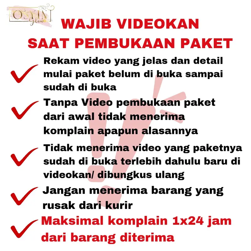 Osyin Glow Whitening Paket Glowing upgrade 2
