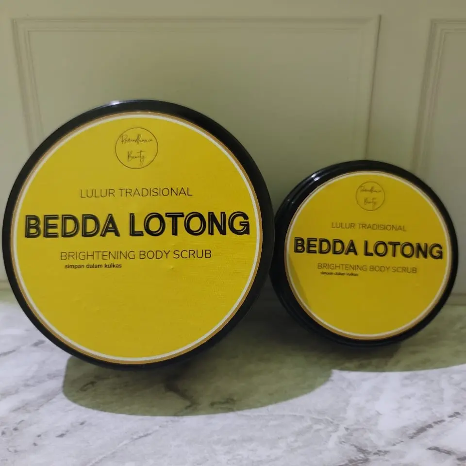 Lulur Rempah Bedda Lotong 100gr/ Lulur Pencerah