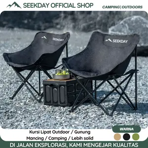 Seekday Kursi Lipat Outdoor Kursi Camping Bulan Tahan Air Tahan Aus Dan Tahan Sobek Beban 180kg