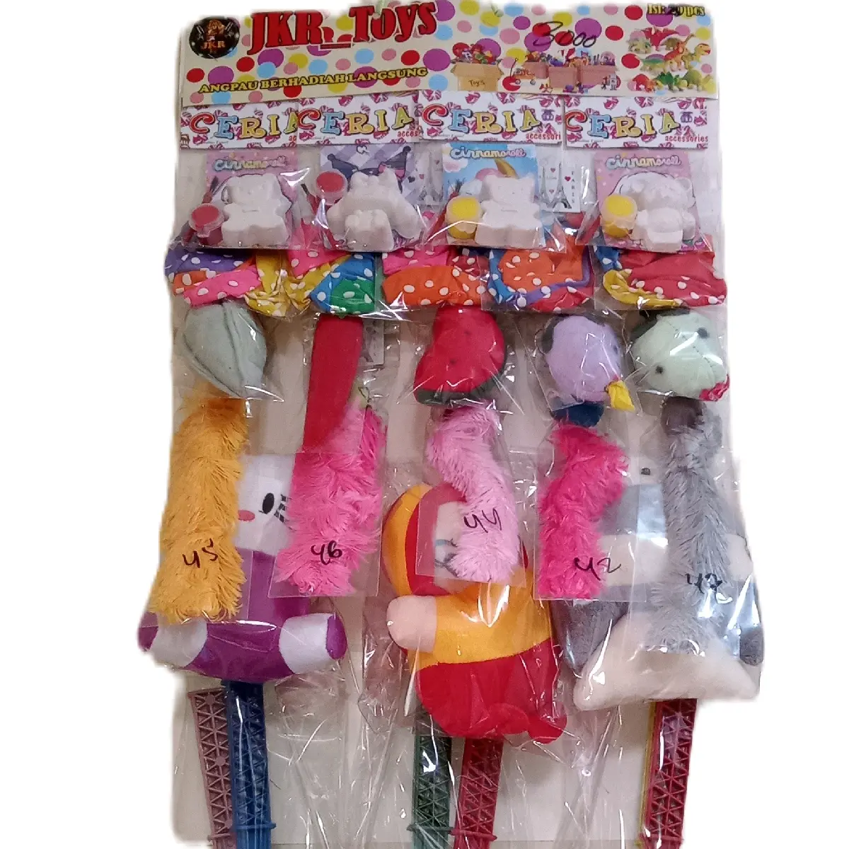grosir eceran mainan rentengan 3000an isi 25pcs Toys