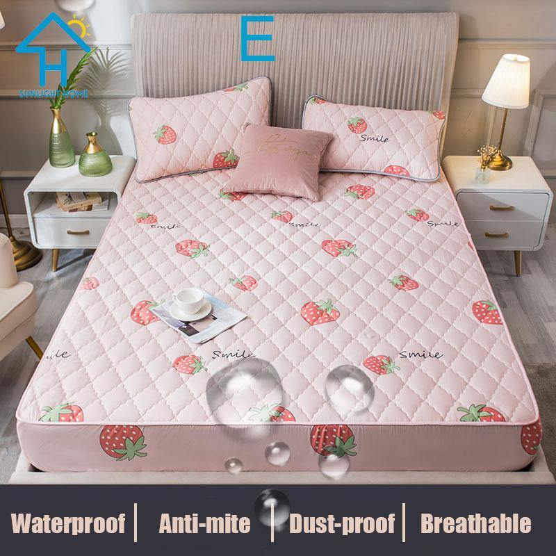 Product Introduction of SUNLIGHT HOME 100% Waterproof Bedsheet,Multi Patterned Bed Sheet,Breathable Fitted Sheet,Comfortable Mattress Cover(No Pillow Case) 20