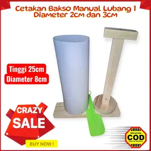 Cetakan Pentol Bakso Manual Lubang 1 /Cetakan Cilor/Bakso Bakar Kitchenware