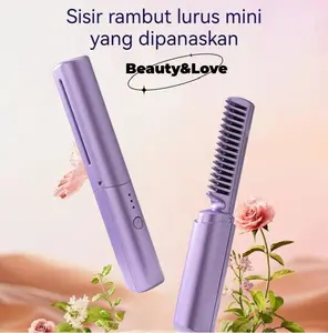 Sisir Elektrik Multifungsi 2in1 - Sisir Catokan NEW Pelurus Rambut 2in1 Mini - Sisir Pelurus Straight Comb Hair Stlylist Kering