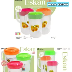 eskan warna teko air plastik 1.5liter  2.1 liter dan 4.1liter