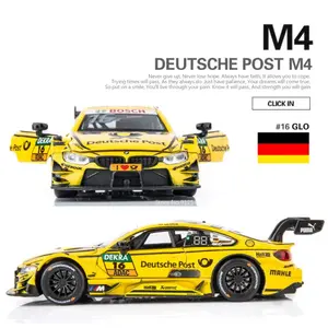 CCA 1:44 BMW M4 DTM MINIATUR MOBIL