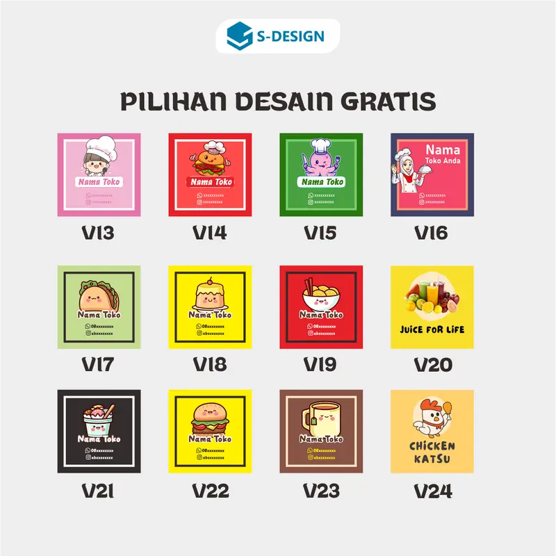 STIKER BEKUALITAS TINGGI SDESAIN / STIKER / STICKER / LABEL / STIKER LABEL / STIKER CUSTOM / STIKER TERBAIK 2