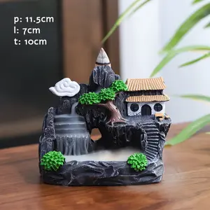 Asap Terjun Pegunungan Makmur Bahan Resin Gratis 20 Dupa Aromaterapi Campur Pengharum