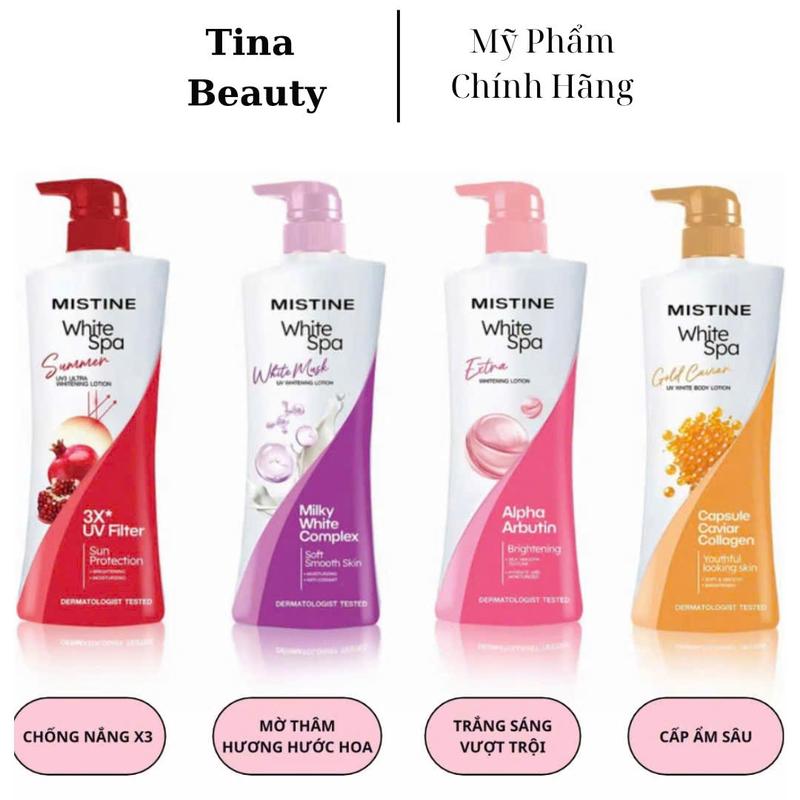 Dưỡng thể Mistine White Spa White Musk 400ml Thái Lan
