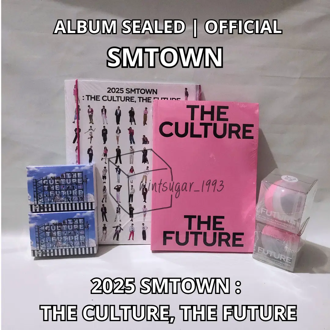 [ READY NEW OFFICIAL ] SMTOWN 2025 : THE CULTURE, THE FUTURE ( Family ver | Time Capsule ver | The Culter ver | The Future ver )