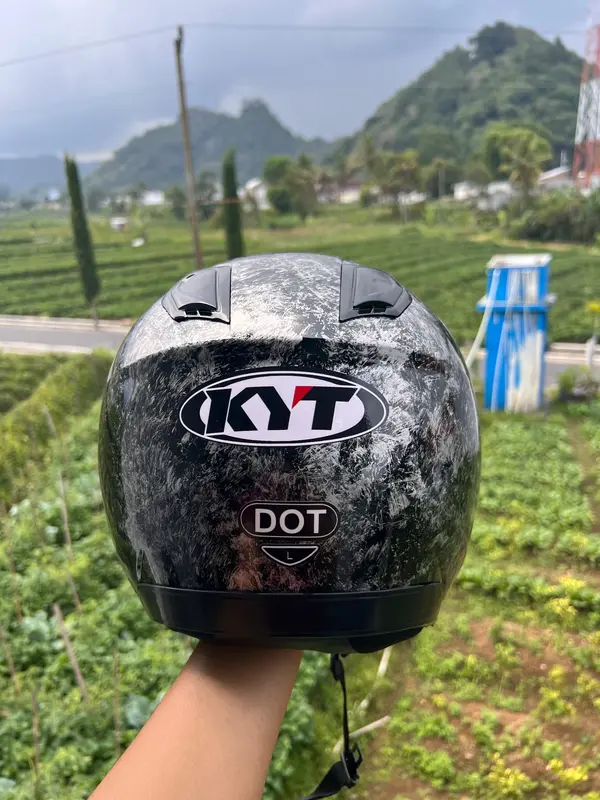 Helm Kyoto Model ABSTRAK | SNI | ORIGINAL SKS Kyoto 6